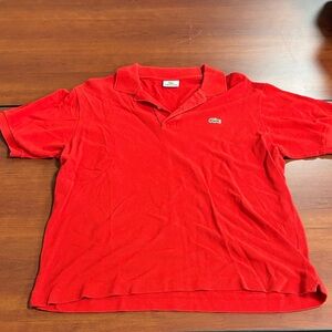 Lacoste Men's Vibrant Red Polo Shirt